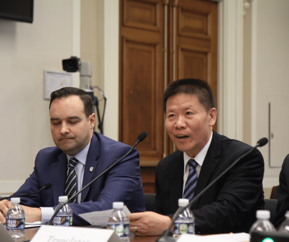 Bob Fu Testifying in US Congress