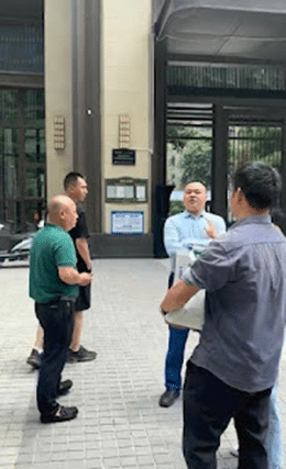 Security guards stop Christians from returning home in Sichuan province, China