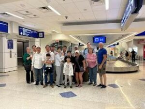 The final family of the Mayflower Church arrives in Dallas, Texas