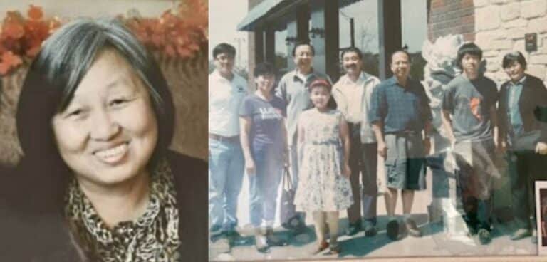 Wang Honglan (left) and church co-workers