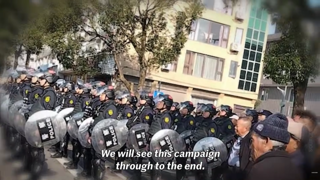 east china demolished