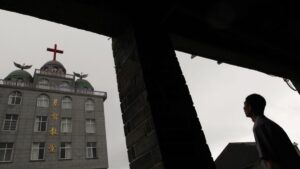 wenzhou church silhouette