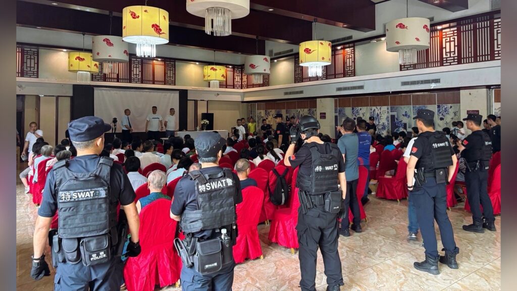 raid Sunday worship